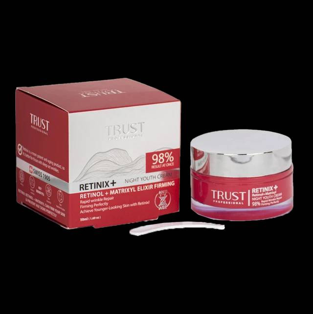 کرم رتینول جوانساز پوست صورت تراست